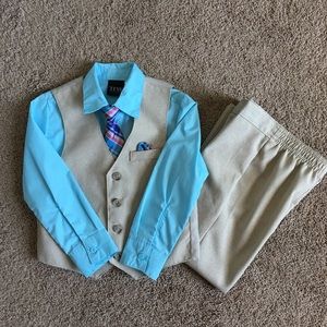 4 piece toddler boys dressy outfit
